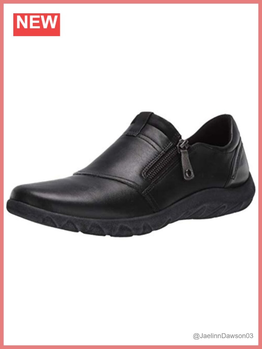Women's Leather Slip On Loafers Arch Support Flexible Sole